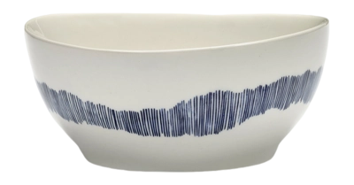 Kom Serax Feast Tableware By Ottolenghi White Blue S 16 cm