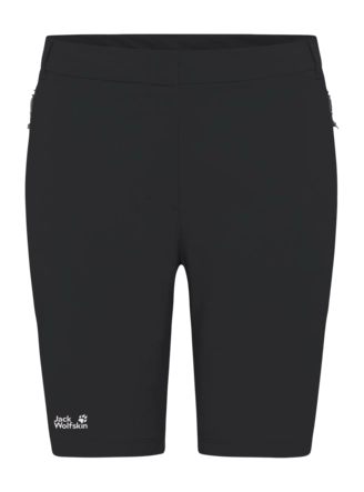 Korte Broek Jack Wolfskin Women Hikeout Shorts Black 180 g