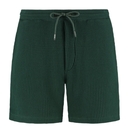 Korte broek Shiwi Men OSCAR Waffle Structure Green Leaf