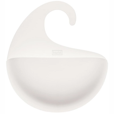 Organisateur de Salle de Bain Koziol Recycled Surf M White