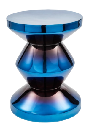 POLSPOTTEN Zig Zag Bijzettafel - Blauw