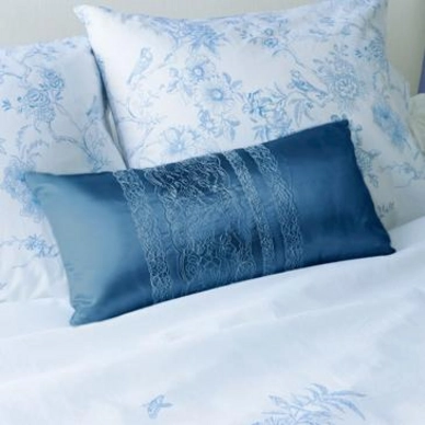 Coussin Ariadne at Home Poetry Blue