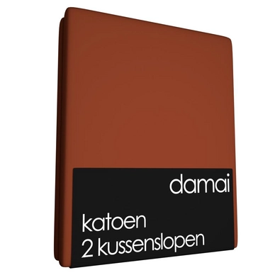 Kussenslopen Damai Coconut Brown (Katoen) (set van 2)