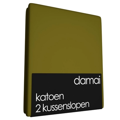 Kussenslopen Damai Nutria Groen (Katoen) (set van 2)
