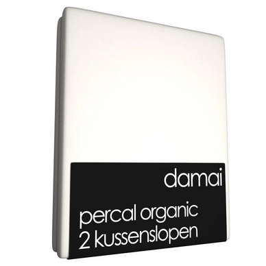 Kussenslopen Damai Ivory (Percal Organic) (set van 2)