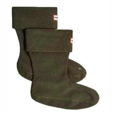 Stiefelsocke Hunter U Fleece Short Boot Sock Dark Olive
