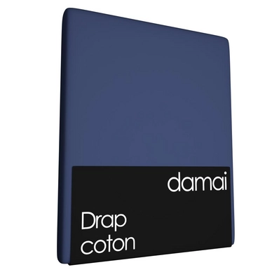 Drap Damai Bleu Foncé (Coton)
