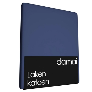 Laken Damai Dark Blue (Katoen)