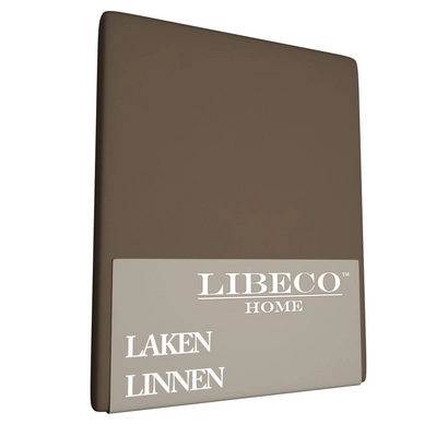 Laken Libeco Nottinghill Brown Linnen