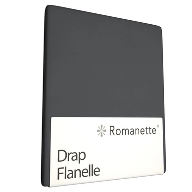 Drap Romanette Anthracite (Flanelle)