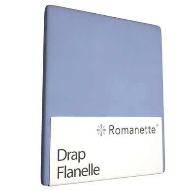 Drap Romanette Bleu Clair (Flanelle)