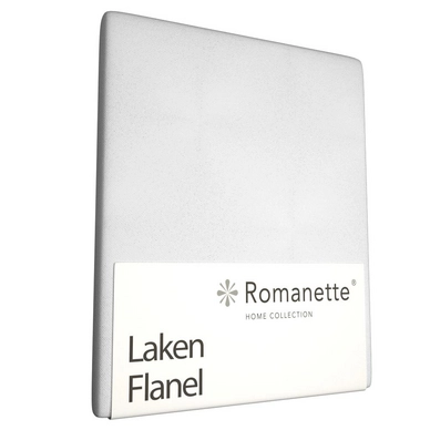 Laken Romanette Wit (Flanel)