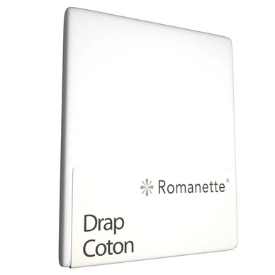 Drap Romanette Blanc (Coton)