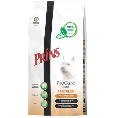 Hondenbrokken Prins Procare Mini Lam & Rijst Hypoallergeen 3 kg