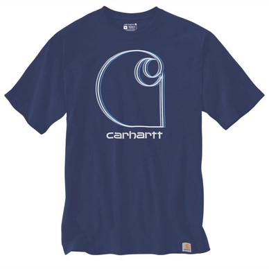 T-Shirt Carhartt Men Graphic T-Shirt S/S Scout Blue Heather