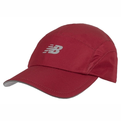 Pet New Balance 5 Panel Performance Hat Neo Crimson