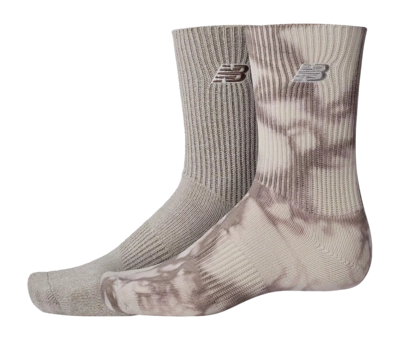 Socks New Balance Unisex Ribbed Cuff Mid Calf Assorted 2 (2 Pack)