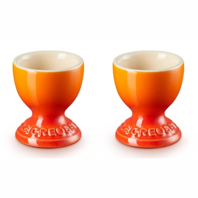 Coquetier Le Creuset Orange Rouge 6 cm (2-Pieces)
