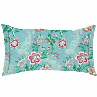 Sierkussen Pip Studio Le Bois Fleuri Blauw Percal (35 x 60 cm)