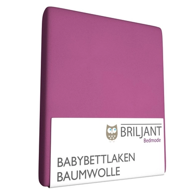 Bettlaken Briljant Fuchsia Kinder (Baumwolle)