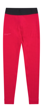 Legging Bergans Kids Inner:Dual Merino Alpine Rose Nauwsluitende pasvorm