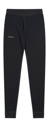 Legging Bergans Kids Inner:Dual Merino Dark Shadow Grey Nauwsluitende pasvorm