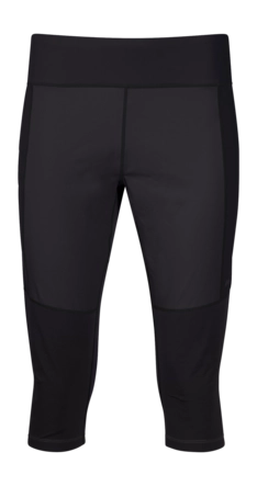 Legging Bergans Women Fløyen 3/4 Outdoor Black Nauwsluitende pasvorm