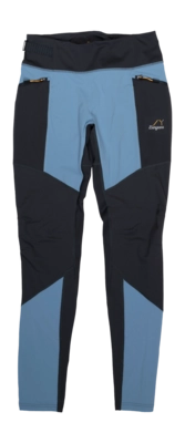 Legging Bergans Women Y LightLine Progressive Elemental Blue/Dark Shadow Grey Tights Nauwsluitende pasvorm