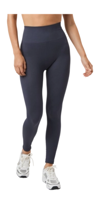 Legging Björn Borg Women Studio Seamless Ribbed Odyssey Gray