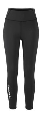 Legging Craft Women Rush 2.0 Zip Tights Black Strakke pasvorm