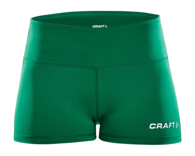 Legging Craft Women Squad Hotpants Team Green Nauwsluitende pasvorm