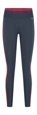 Legging Deblon Women Liv Navy Crimson Red Pearl