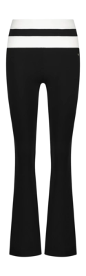 Legging House of Gravity Women Gravity Flared Tights Black Sapphire X White Topaz