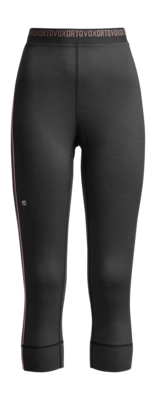 Legging Ortovox Damen 185 Rocknwool Short Pants Black Raven Regular Fit