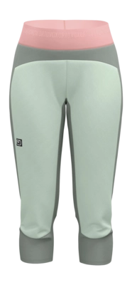 Legging Ortovox Damen Ravine Metawool 60 Hybrid Pants Green Sage Regular Fit