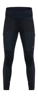 Legging Peak Performance Women Ascent Track Tights Black Nauwsluitende pasvorm