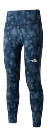 Legging The North Face Women Flex Graphic 25 Inch Tight Summit Navy Diffused Nature Print Nauwsluitende pasvorm