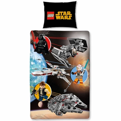 Dekbedovertrek Lego Star Wars Space Katoen
