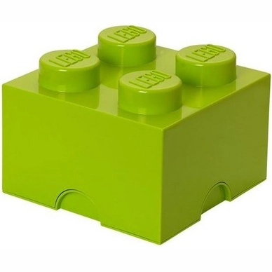 Opbergbox Lego Brick 4 Lime Groen