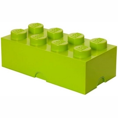 Opbergbox Lego Brick 8 Lime Groen