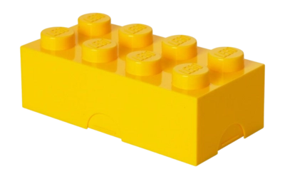Lunchbox LEGO 8 Geel