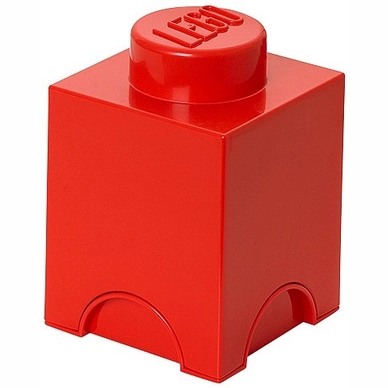 Opbergbox Lego Brick 1 Rood