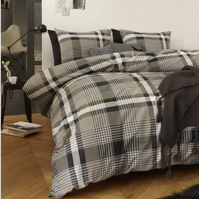 Dekbedovertrek Beddinghouse Lewiston Warm Grey Katoen