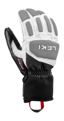 Gloves Leki Griffin Pro 3D White Black