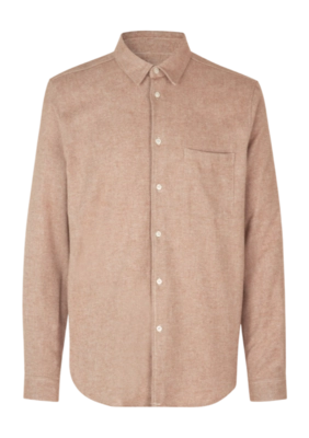 Shirt Samsoe Samsoe Men Liam NF Brown Sugar Mel.