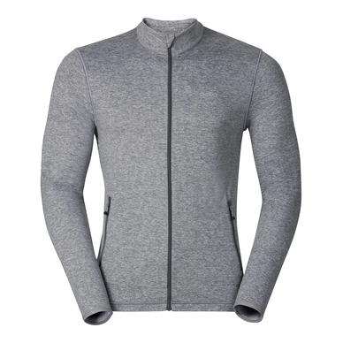 Vest Odlo Midlayer Full Zip Alagna Men Grey Melange