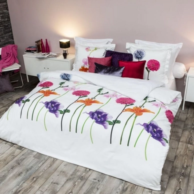 Dekbedovertrek Refined Lily Off-White Satijn