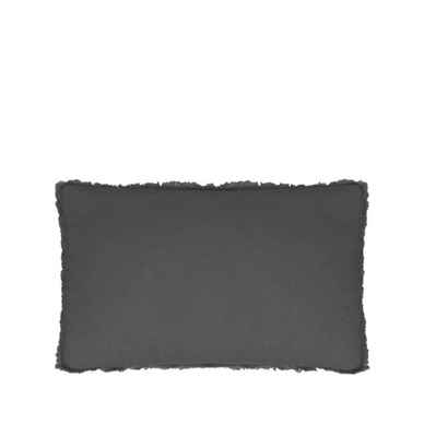 Housse de coussin Passion For Linen Malaga Anthracite (40 x 60 cm)