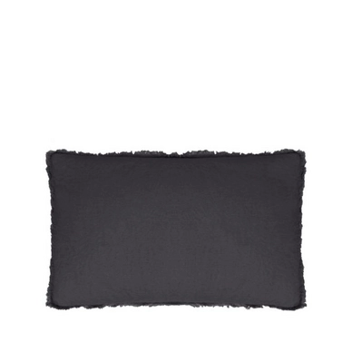Housse de coussin Passion For Linen Malaga Off Black (40 x 60 cm)