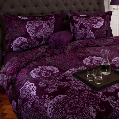 Dekbedovertrek Refined Lolita Aubergine Satijn